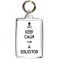 Keep Calm I'm a Solicitor - Double Sided - Large Keyring