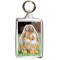 Keep Calm and Love Your Rabbit - Double Sided - Large Keyring