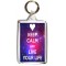 Keep Calm and Live Your Life - Double Sided - Large Keyring