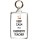 Keep Calm I'm a Chemistry Teacher - Double Sided - Large Keyring