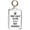 Keep Calm You're Britain's Best Grandad - Double Sided - Large Keyring Keep Calm You're Britain's Best Grandad - Double Sided - Large Keyring