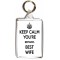 Keep Calm You're Britain's Best Wife - Double Sided - Large Keyring Keep Calm You're Britain's Best Wife - Double Sided - Large Keyring