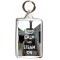 Keep Calm and Steam On - Double Sided - Large Keyring