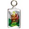 Keep Calm and Love Wales - Double Sided - Large Keyring