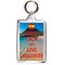 Keep Calm and Love Lanzarote - Double Sided - Large Keyring