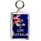 Keep Calm and Love Australia - Double Sided - Large Keyring