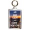 Keep Calm and Love New York - Double Sided - Large Keyring