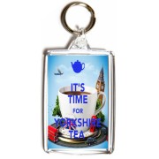 It's Time for Yorkshire Tea - Double Sided - Large Keyring