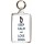 Keep Calm and Love Dogs - Double Sided - Large Keyring