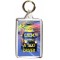 Keep Calm and Love a Taxi Driver - Double Sided - Large Keyring