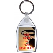 Keep Calm and Play Basketball - Keyring