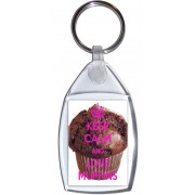 Keep Calm and Love Muffins - Keyring