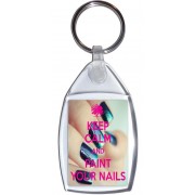 Keep Calm and Paint Your Nails - Keyring