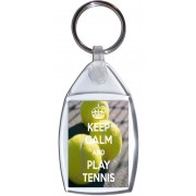 Keep Calm and Play Tennis - Keyring