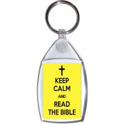 Keep Calm and Read the Bible - Keyring