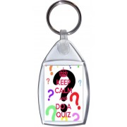 Keep Calm and Do a Quiz - Keyring