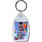 With Love on Father's Day - Keyring
