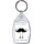 Life is better with a moustache - Keyring