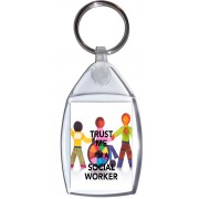 Trust Me I'm a Social Worker - Keyring