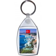Keep Calm and Love Turkey - Keyring