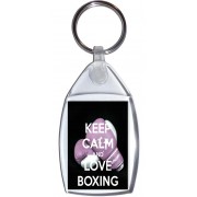 Keep Calm and Love Boxing - Keyring