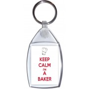 Keep Calm I'm a Baker - Keyring