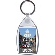 Keep Calm and Love Epsom - Keyring