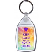 Keep Calm and Love North Cheam - Keyring