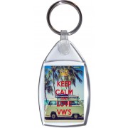 Keep Calm and Love VW's - Keyring