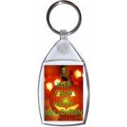 Keep Calm and Happy Halloween - Keyring