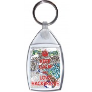 Keep Calm and Love Hackbridge - Keyring