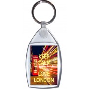 Keep Calm and Love London - Keyring