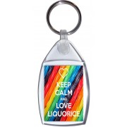 Keep Calm and Love Liquorice - Keyring