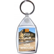 Keep Calm and Love Benidorm - Keyring