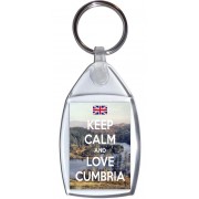 Keep Calm and Love Cumbria - Keyring