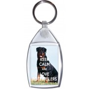 Keep Calm and Love Rottweilers - Keyring