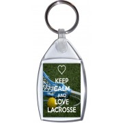 Keep Calm and Love Lacrosse - Keyring