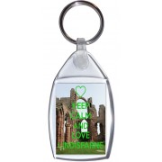 Keep Calm and Love Lindisfarne - Keyring
