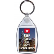 Keep Calm and Love Hong Kong - Keyring