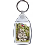 Keep Calm and Love Cheddar Gorge - Keyring