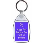 Happy First Father's Day with all my love - Keyring