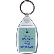 I'm a Biologist What's Your Superpower? - Keyring