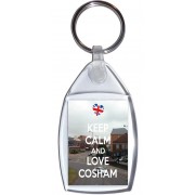 Keep Calm and Love Cosham - Keyring