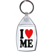 I Love (heart) Me - Keyring
