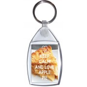 Keep Calm and Love Apple Pie - Keyring