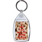 Keep Calm and Love Jammie Dodgers - Keyring
