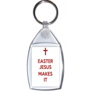 Easter Jesus Makes It - Keyring