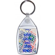 Keep Calm and Love Bingo - Keyring