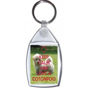 Keep Calm and Love a Cotonpoo - Keyring