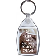 Keep Calm and Love Bourbon Creams - Keyring